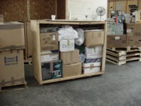 click image to view shipping crate <br>suitable for household goods